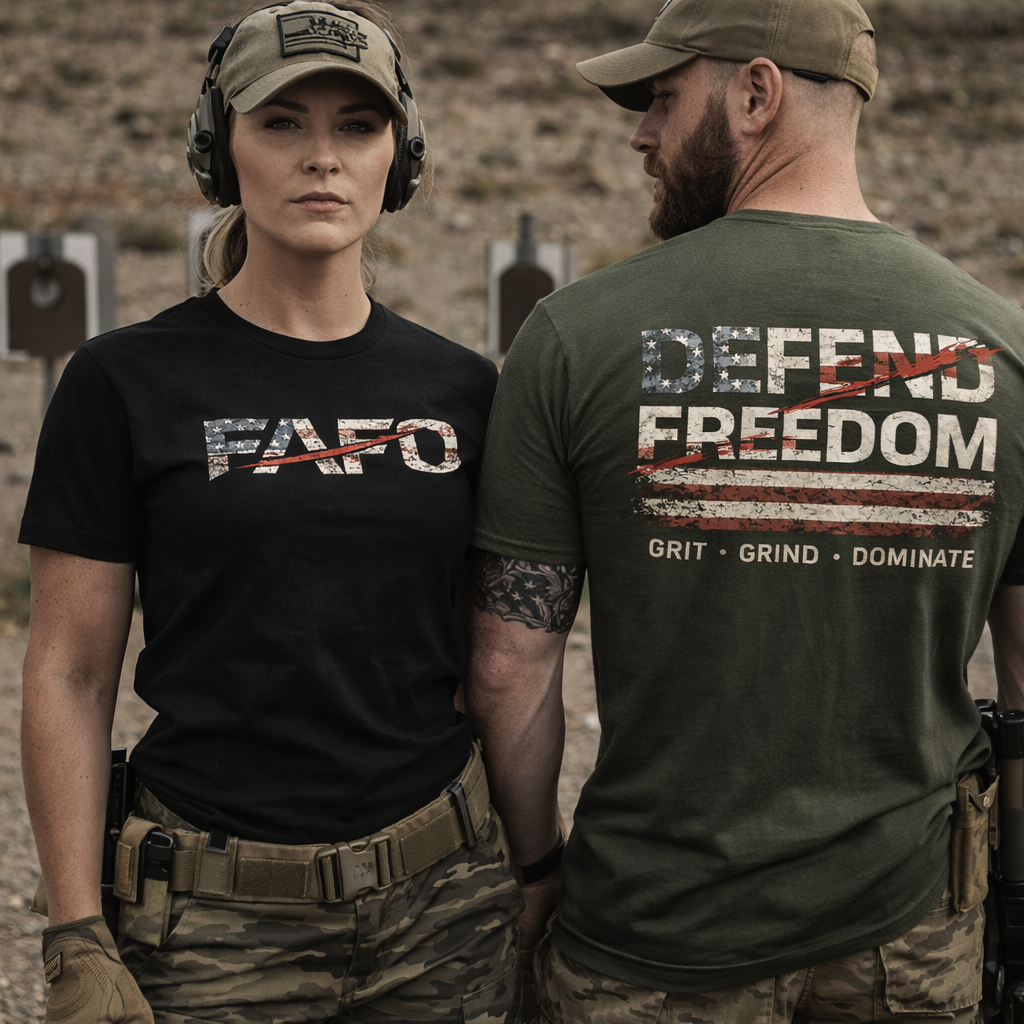 DEFEND FREEDOM – FAFO Military Series Tactical Tee