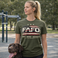 FAFO Performance Training Tee – Grit. Grind. Dominate.