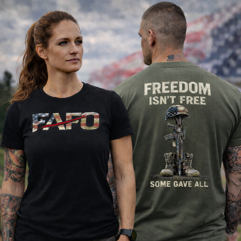 Freedom Isn’t Free Veteran Shirt | Some Gave All Military Tribute T-Shirt | Patriotic Veteran Apparel | Memorial Honor Tee