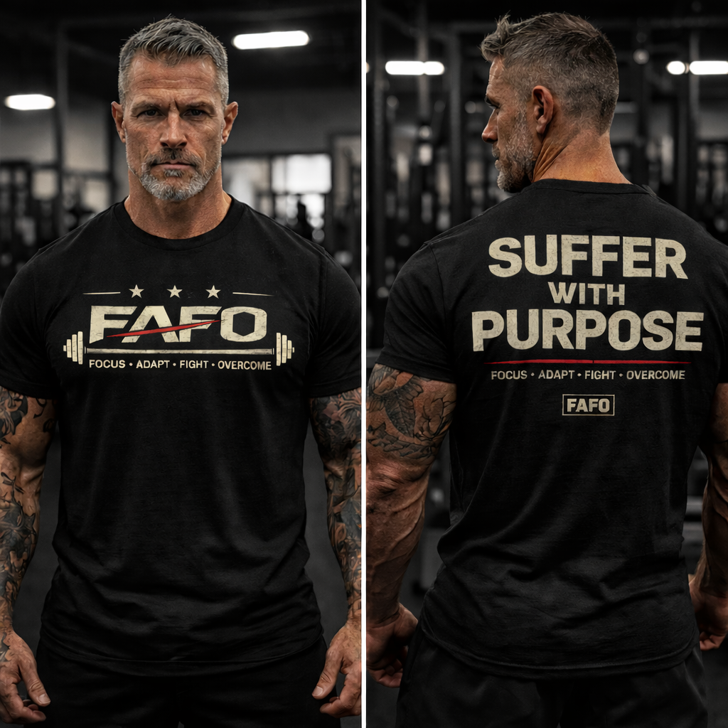 SUFFER WITH PURPOSE – FAFO Performance Tee