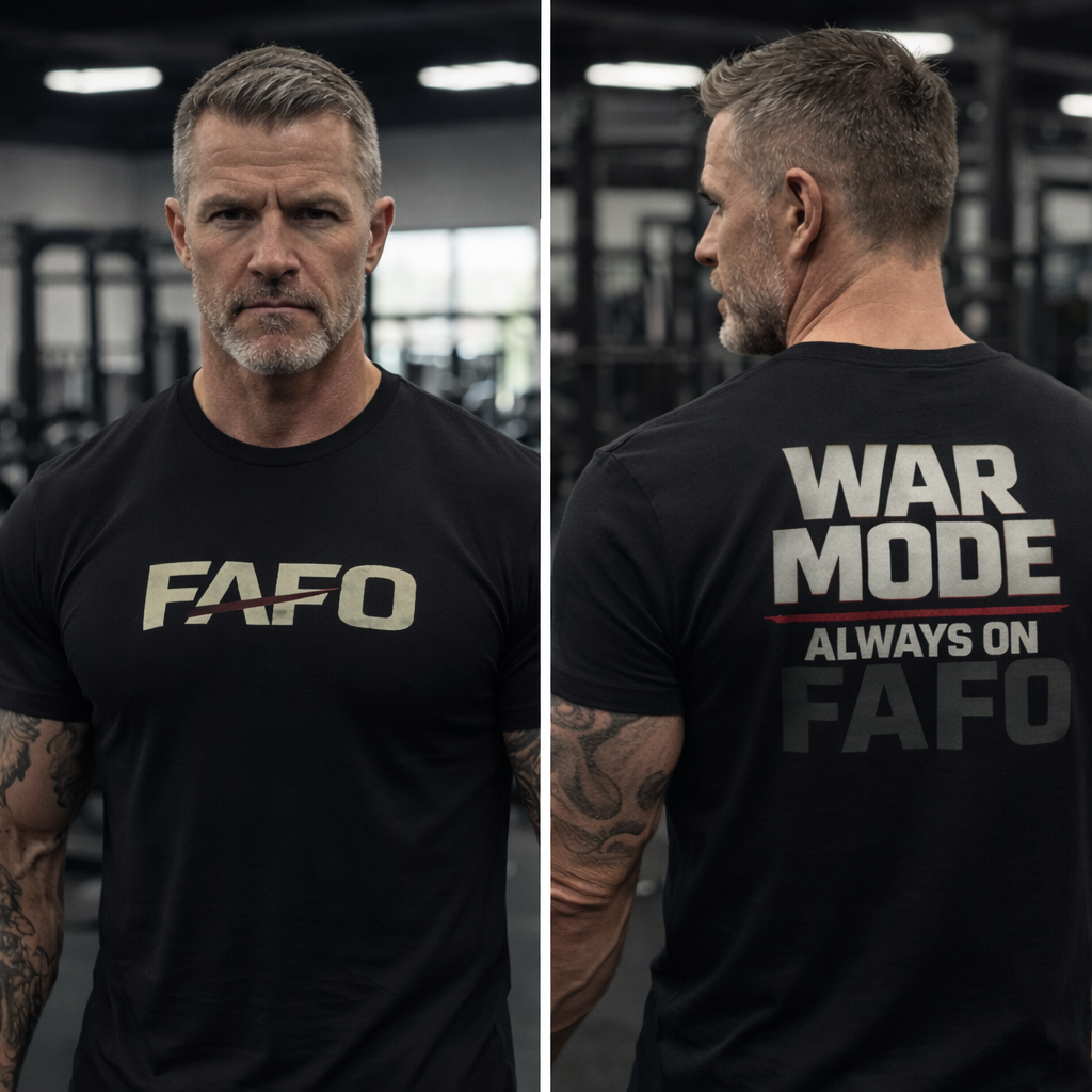 FAFO WAR MODE: ALWAYS ON Performance Training Tee